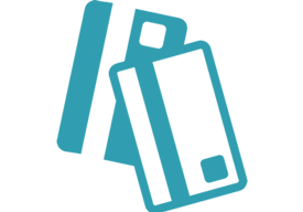 Icon of credit cards.